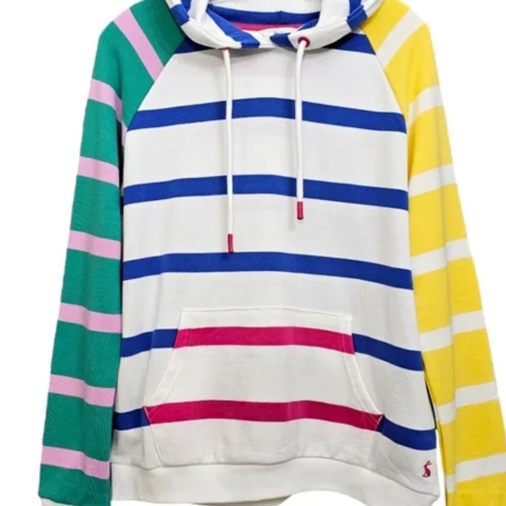 Joules Raglan Stripe Hoody